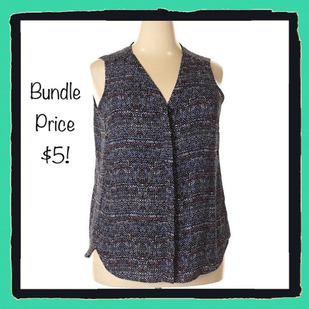 Violet & Claire 1X Sleeveless  Blouse